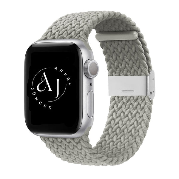 Apple Watch Nylonarmband Perlweiß