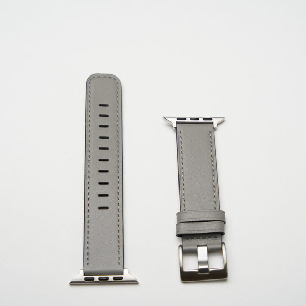 Apple Watch Leder Armband Grau